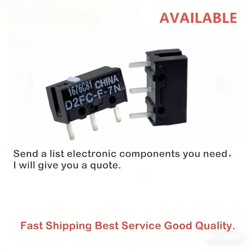 1-20PCS  Original D2FC-F-7N For G602 Logitech G700S Micro G500s Mouse Touch the RAT 7 button 3PIN micro switch