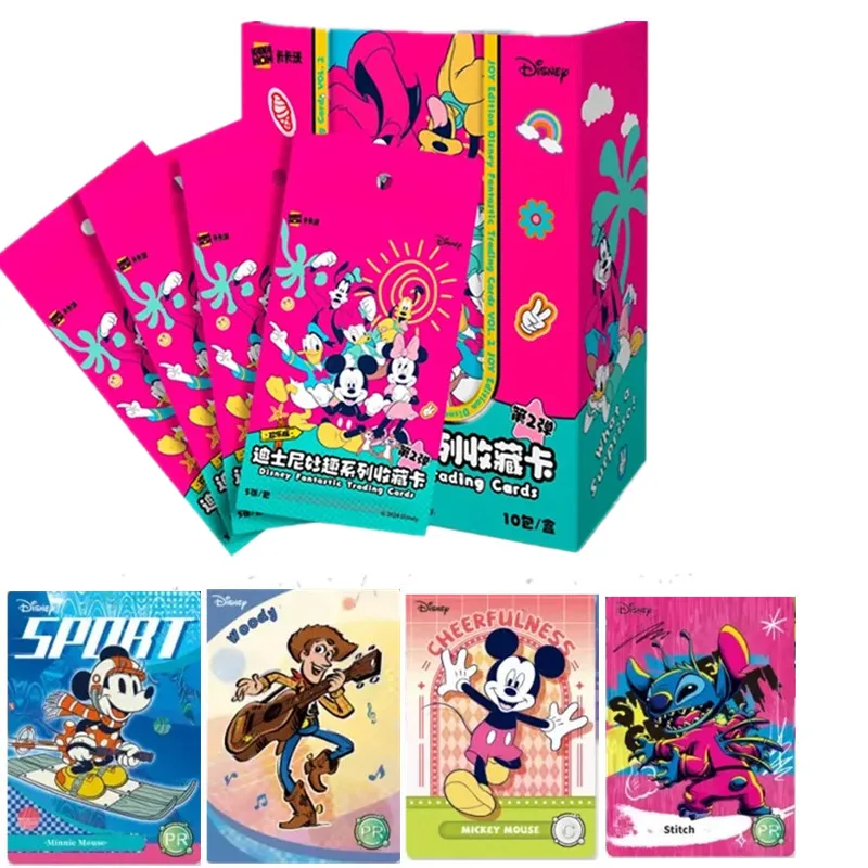 KAKAWOW Original Joy Edition Disney Happy Version cartes à collectionner véritable dessin animé Art série carte de Collection à collectionner cadeau pour enfants