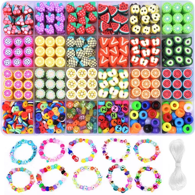 Fruit Shaped Polymer Clay Bead Kit 1