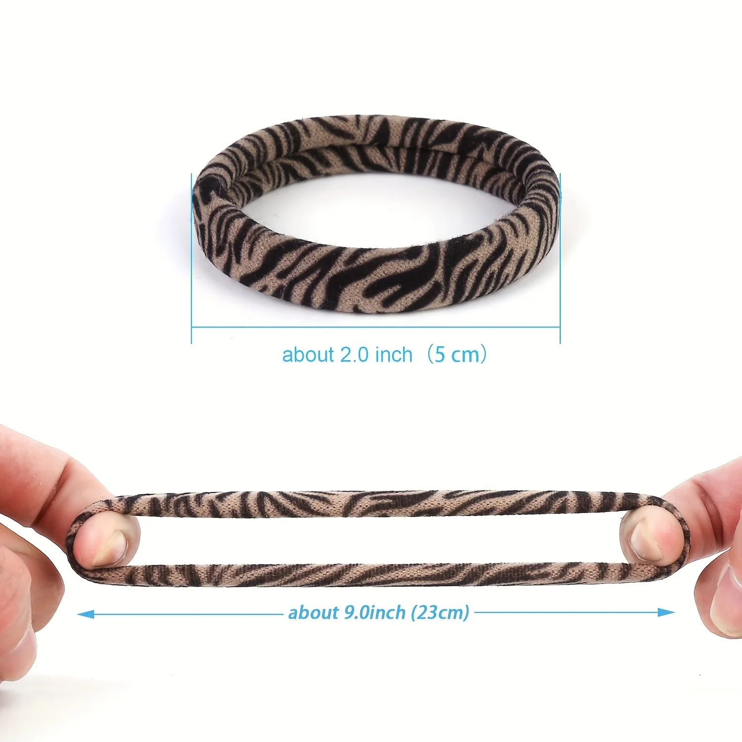 10/20/30/50/100pcs Women's Leopard Print Fashion Hair Tie Autumn and Winter High Elasticity Ponytail Hair Rope Headwear image 6