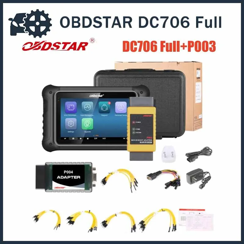 

In Stock OBDSTAR DC706 ECU Tool Full Version for ECM /TCM/ BODY/Clone by OBD or BENCH for Car and Motorcycle with P003