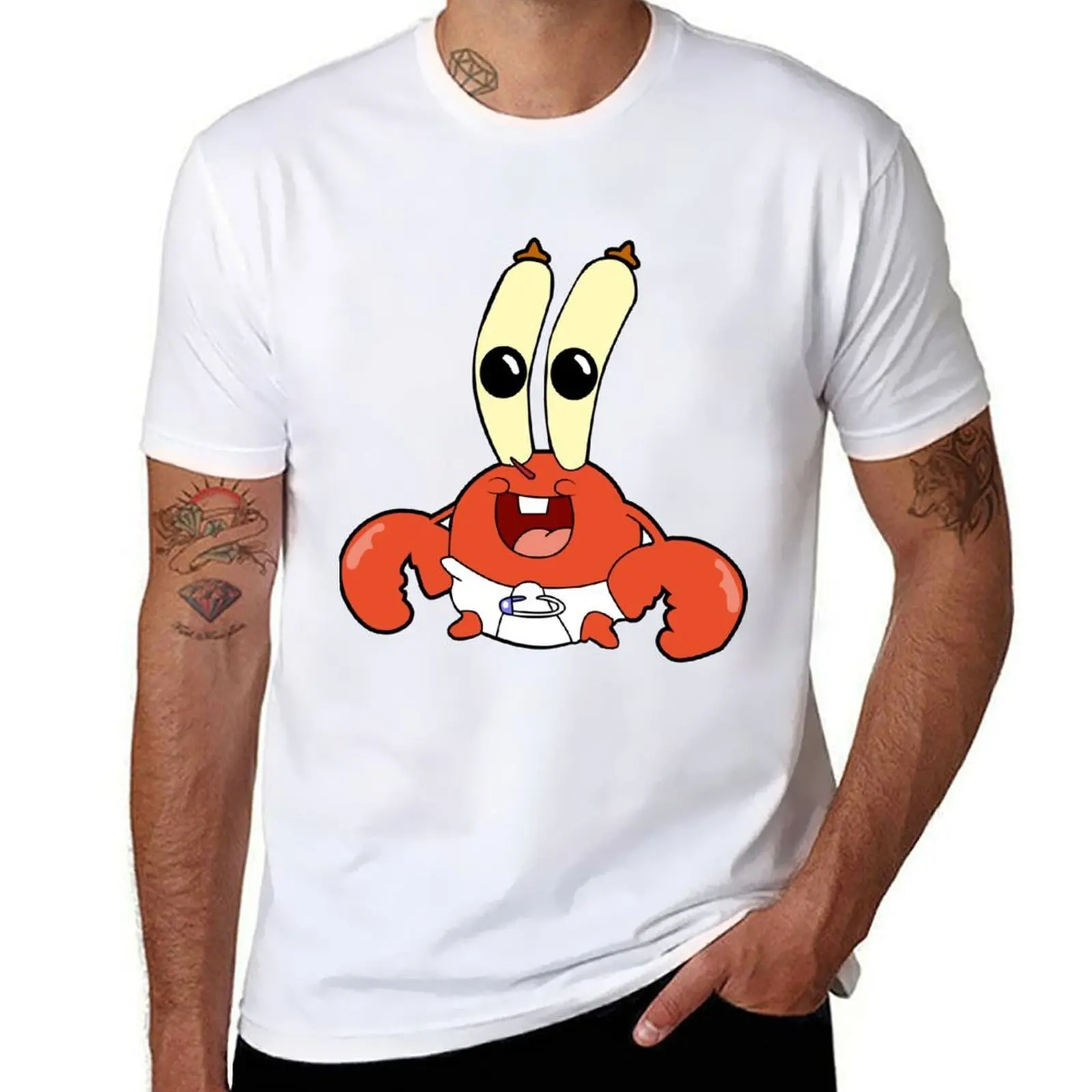 

Baby Mr. Krabs T-Shirt man graphic t shirt t shirt for man T-Shirt