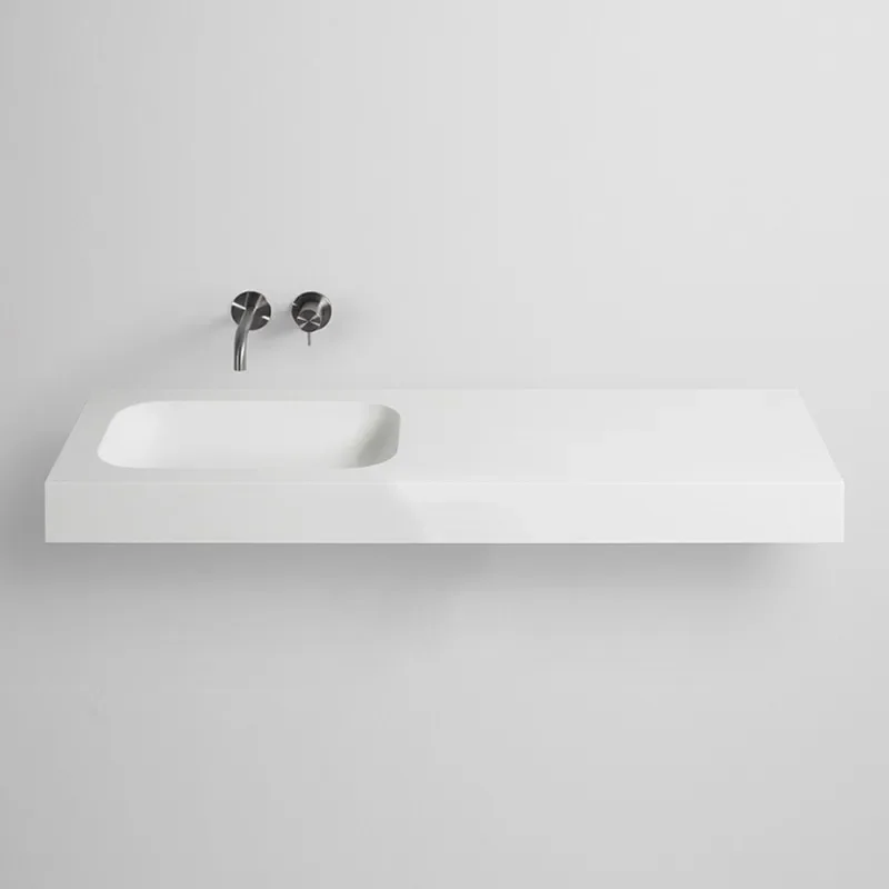 

Modern simple integrated basin countertop bathroom cabinet combination under the counter basin washbasin