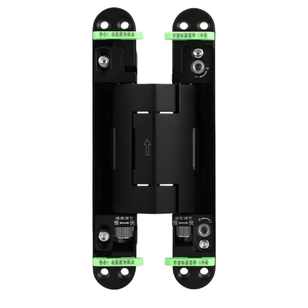 Silent Close Hydraulic Adjustable Hinge Invisible Mounting Folding Automatic Door Closing Device Furniture Fittings Adjustable