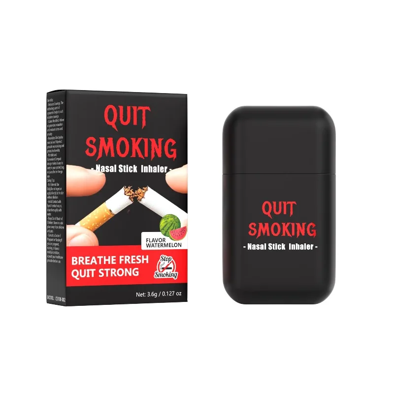Watermelon flavored fresh air energy bar for smoking cessation, nasal inhalation, refreshing and invigorating