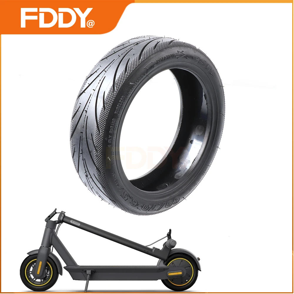 

FDDY 10inch 60/70-6.5 Rubber Tubeless Electric Scooter Tires for Segway Ninebot MAX G30 Kickscooter Repaired Automatically Tyre