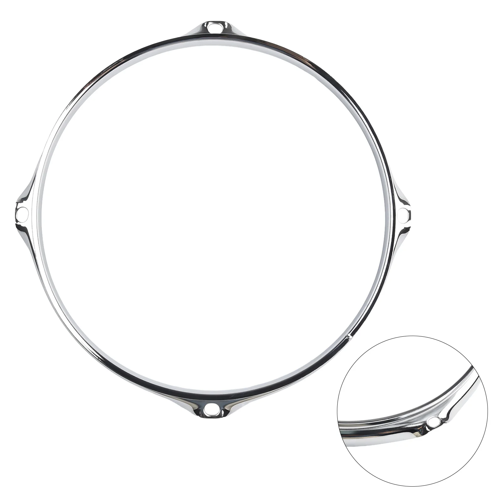 Entertainment Snare Drum Hoops Zinc Alloy Hoop Long-lasting Metal Batter Easy Installation Guard Heavy Duty Replacement