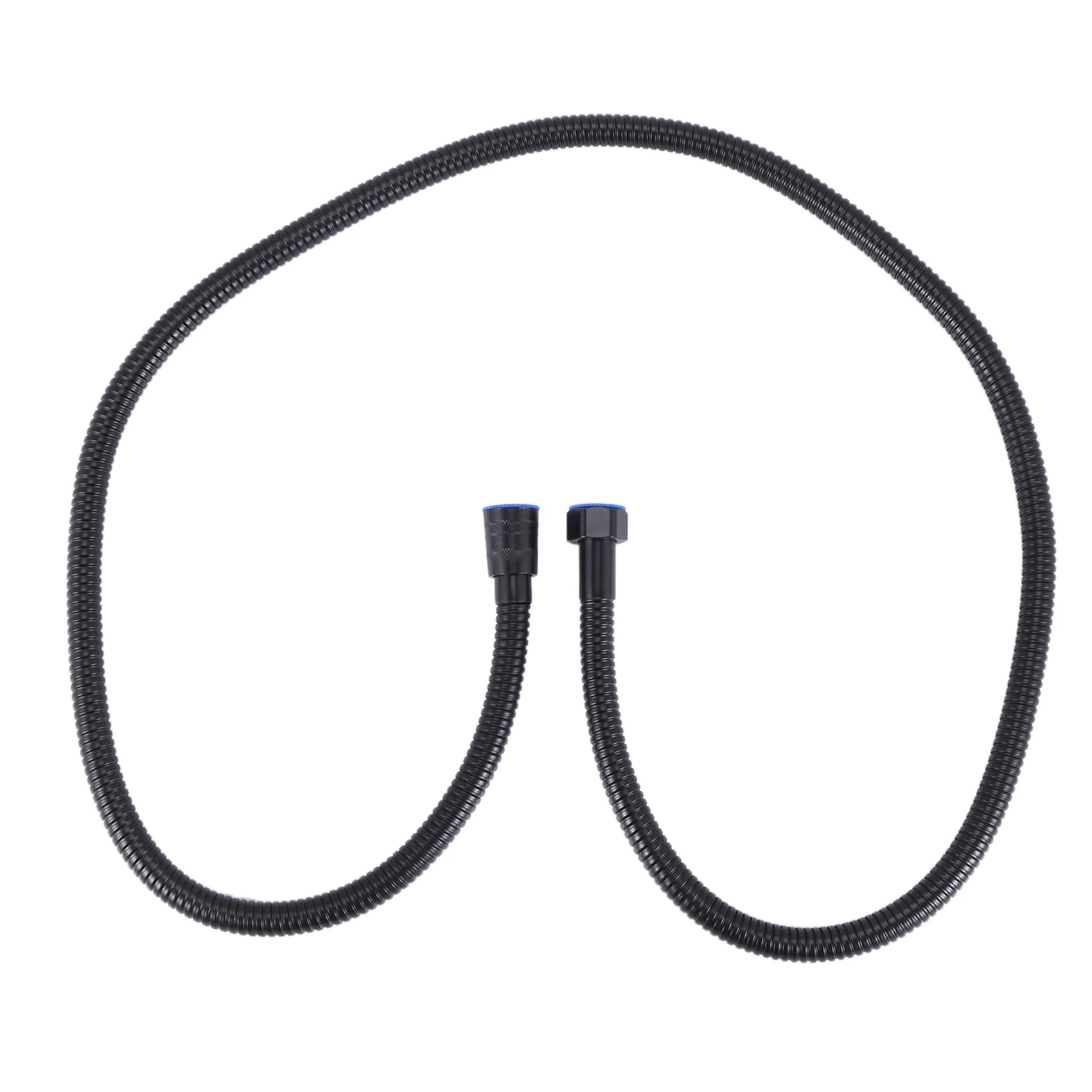 AB33-2X Black Shower Hose 150Cm Stainless Steel Shower Tube Flexible Gold Bathroom Hose Plumbing Glossy