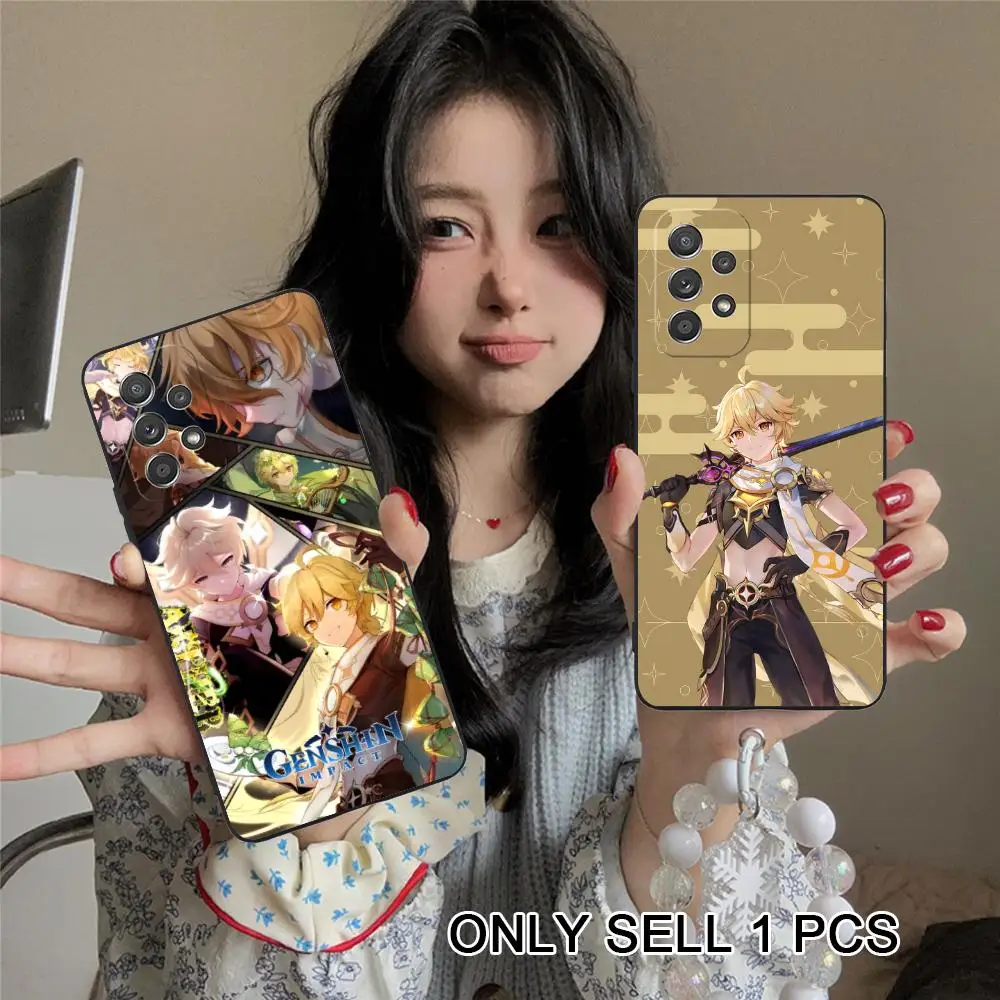 Game GI Aether Phone Case for Samsung Galaxy A57 56 55 54 53 52 51 37 36 35 34 33 32 31 5G Soft TPU Shockproof Cover