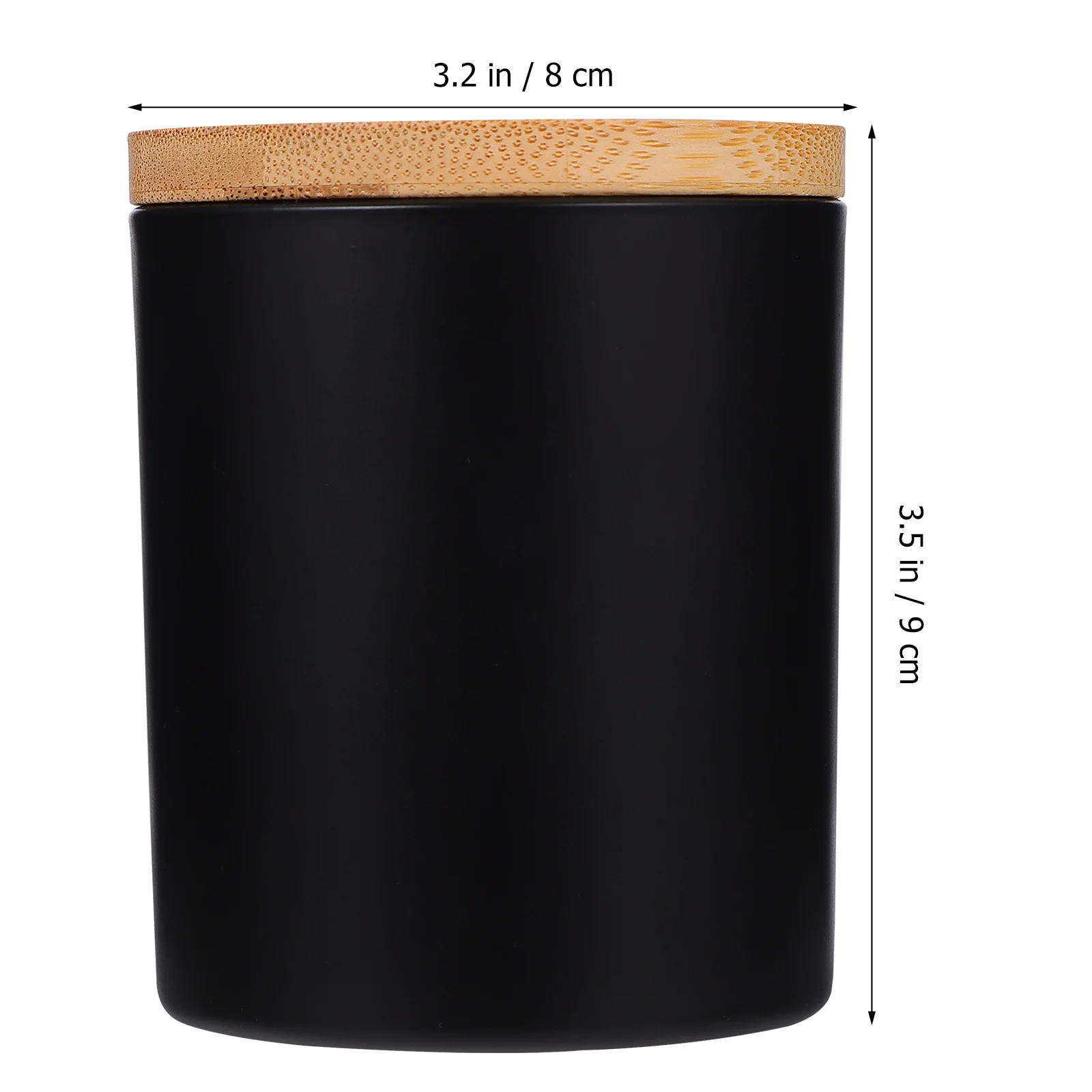 

4Sets Glass Jar Making Container Beautiful Creative Tin for Bedroom Living Room Decor Aromatherapy Scented Can