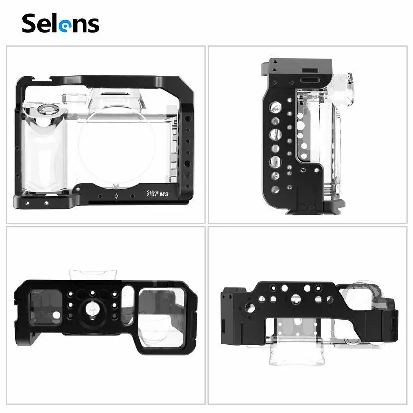 Selens – poignée supérieure pour appareil photo, chaussure froide a7iii a7r3 a7m3, Cage pour Sony A7RIII /A7III/A7III, Cage en alliage d'aluminium, accessoires de photographie