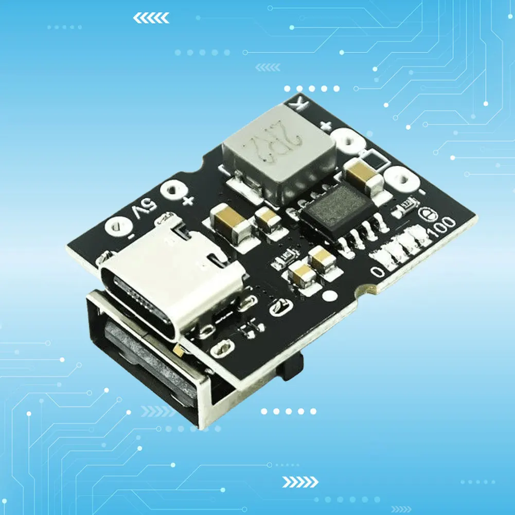 5V 2A Lithium-Ion Battery Charge Module Type-C Input Charging Boost Power Board Support 4.2V Lithium Battery High-precision