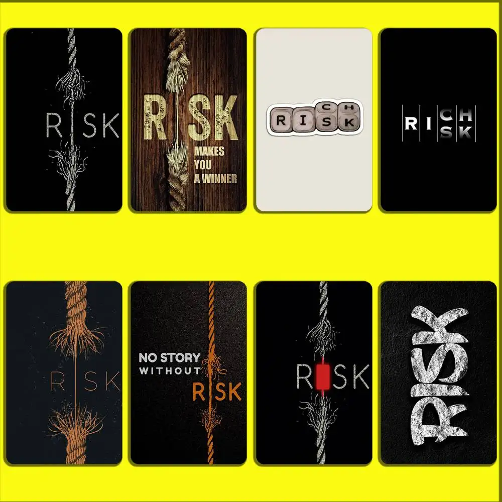

Day Trader Trading RISK RICH Card Stickers For Debit Bank Credit Cards Metro Bus Pass Sticker Decoration Cover Skin