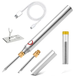 Wireless Charging Electric Soldering Iron Solder Iron USB 5V  Charging Lithium Battery Portable Repair Welding Tools