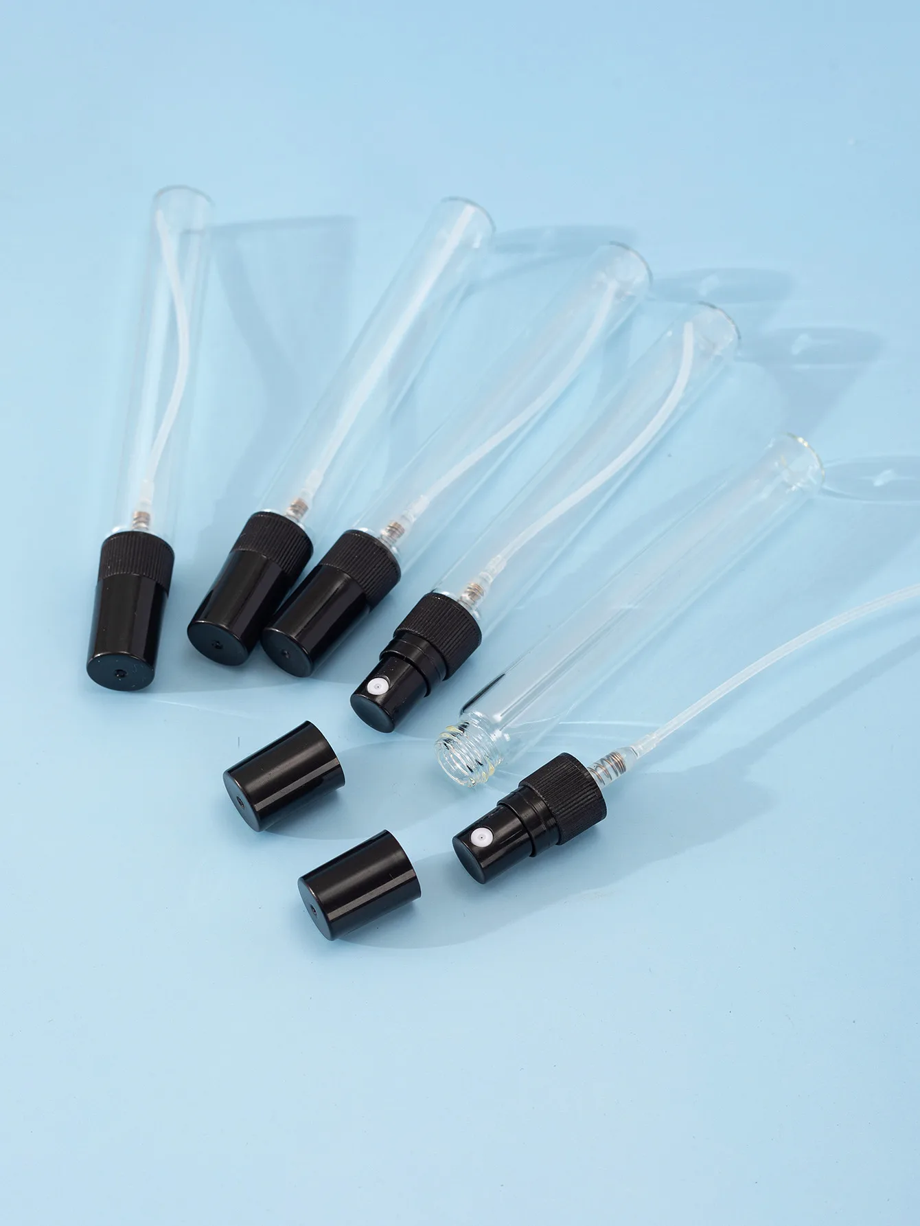 20 stücke 2 ml 3 ml 5 ml 10 ml Mini Tragbare Parfüm Flasche Spray Nachfüllbare Kosmetische Probe Glas abfüllung Leere Behälter – Detail 3
