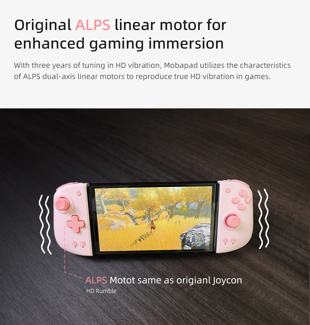 Mobapad M6s für Nintendo Switch Controller Pro, verstellbarer Joystick, Hall-Effekt-Controller, HD-Vibration/6-Achsen-Gyro JoyPad – Detail 13