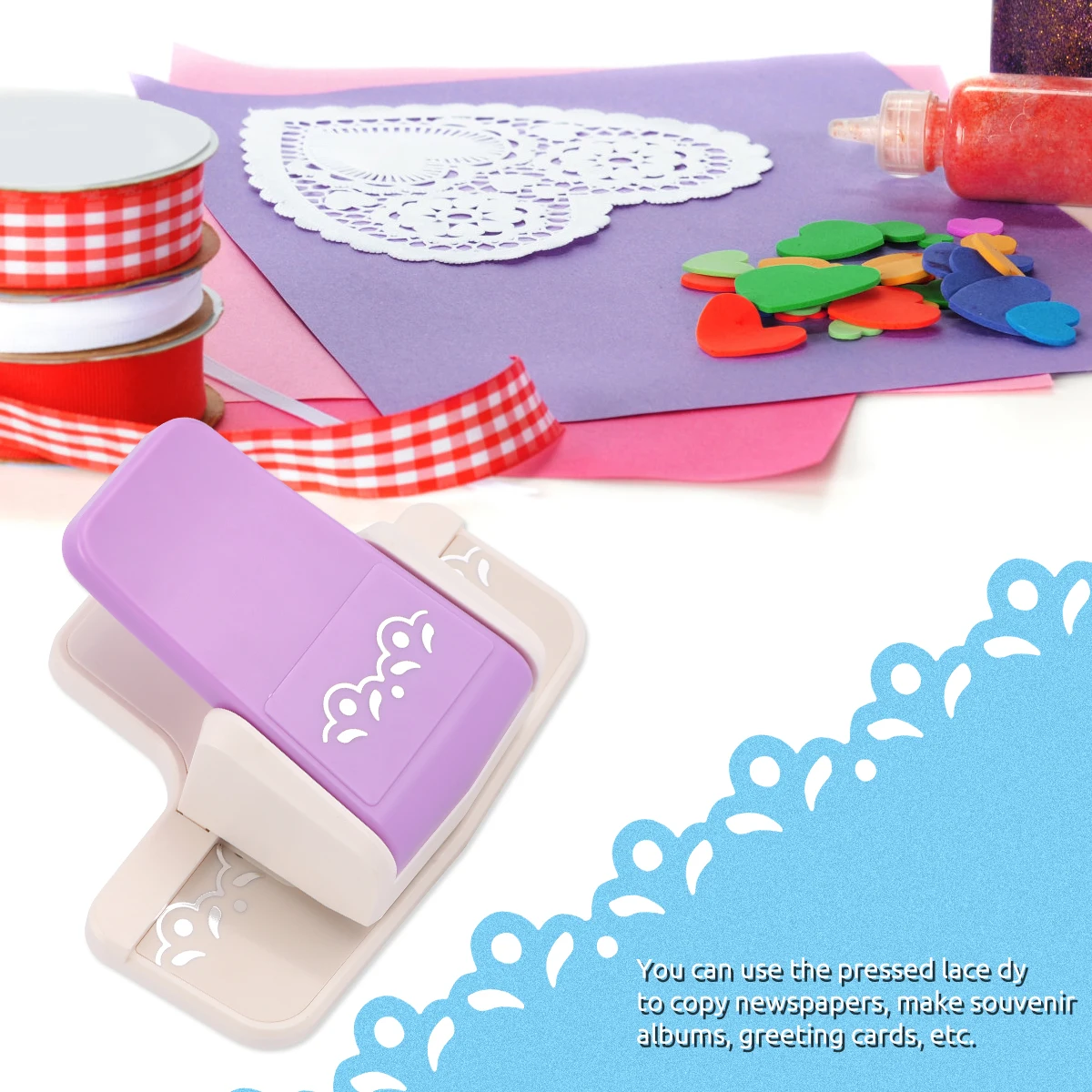

Embossing Device Craft Punch Paper Hole Puncher Scrapbooking Punches Cute Pattern Maker DIY Tool Cardstock