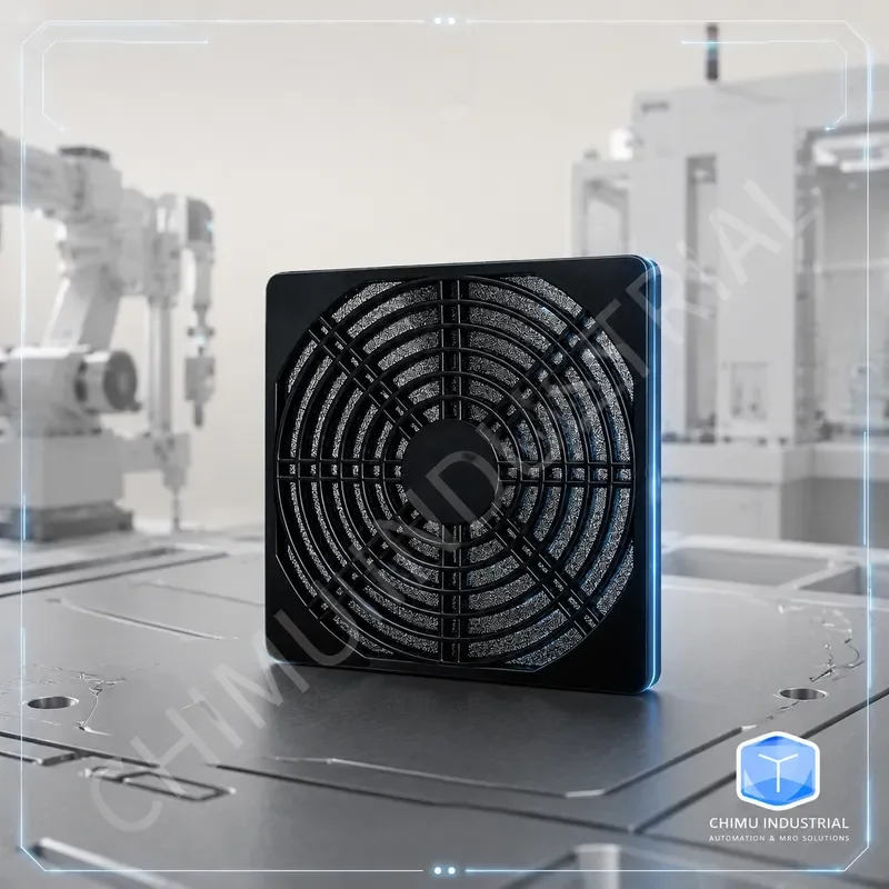 【CHIMU INDUSTRIAL】 120mm 3-in-1 Axial Cooling Fan Filter Dust Mesh Cover for Distribution Cabinet Chassis Plastic Guard 12CM