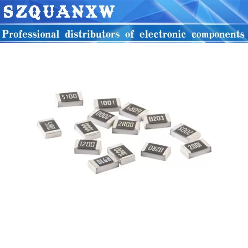 Résistance à puce 5000 SMD 1/4W 0R ~ 10M 0805, 0 10R 100R 220R 330R 470R 1K 1% K 10K 47K 4.7K 0 10 100 100 330 ohm, 470 pièces