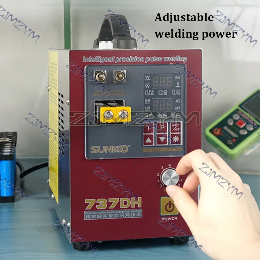 SUNKKO 737DH Spot Welding Machine Induction Delay 4.3KW High Power Automatic Pulse Spot Welding Machine For 18650Battery Welding
