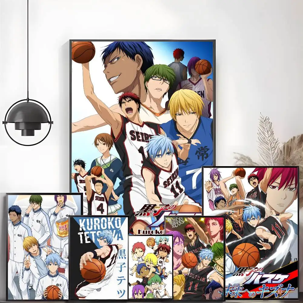 ملصق Anime K-Kuroko no Basuke لكرة السلة ملصقات ذاتية اللصق مناسبة لأي سطح جدار مقاوم للماء ومقاوم للرطوبة