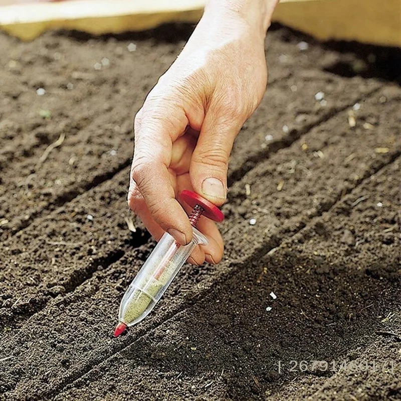 

【YY26】Ручной дозатор для семян, мини-инструмент для ручного посева, незаменимые садовые принадлежности для посадки в цветочные горшки и грядки