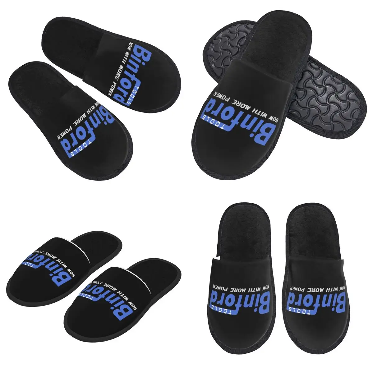 

Custom Binford Tools Slippers Memory Foam Warm Soft Women House Slipper Bedroom Fluffy Shoes