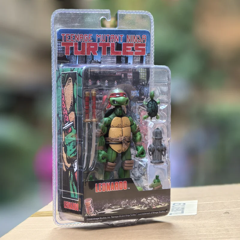 NECA Teenage Mutant Ninja Turtles 2008Anime Figure TMNT Turtles First Ninja Action Figure Model Doll For Gift And Toy Collection