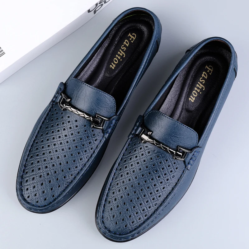 

Брендовые лоферы ручной работы премиум-класса, мужские модельные туфли без шнуровки из натуральной кожи, нескользящие формальные свадебные туфли для офиса, большой размер 37-46