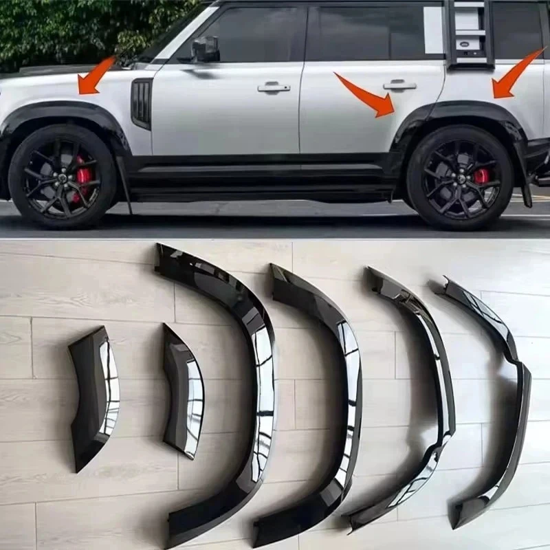 

Top quality Glossy Black ABS Wide Wheel Arch Eyebrow Auto Accessories