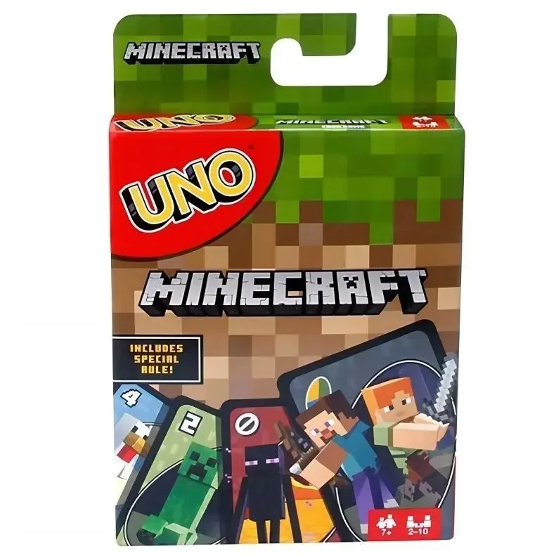 

UNO Joint Minecraft Solitaire Multiplayer Entertainment Card Game Super Fun Parent-Child Interaction Puzzle Poker Wholesale