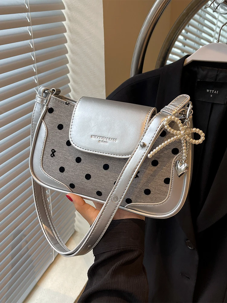 

Summer Trend Women's Crossbody Bag Underarm Square Bag Casual Single Shoulder Bag High Quality Leather Handbag Fashionable