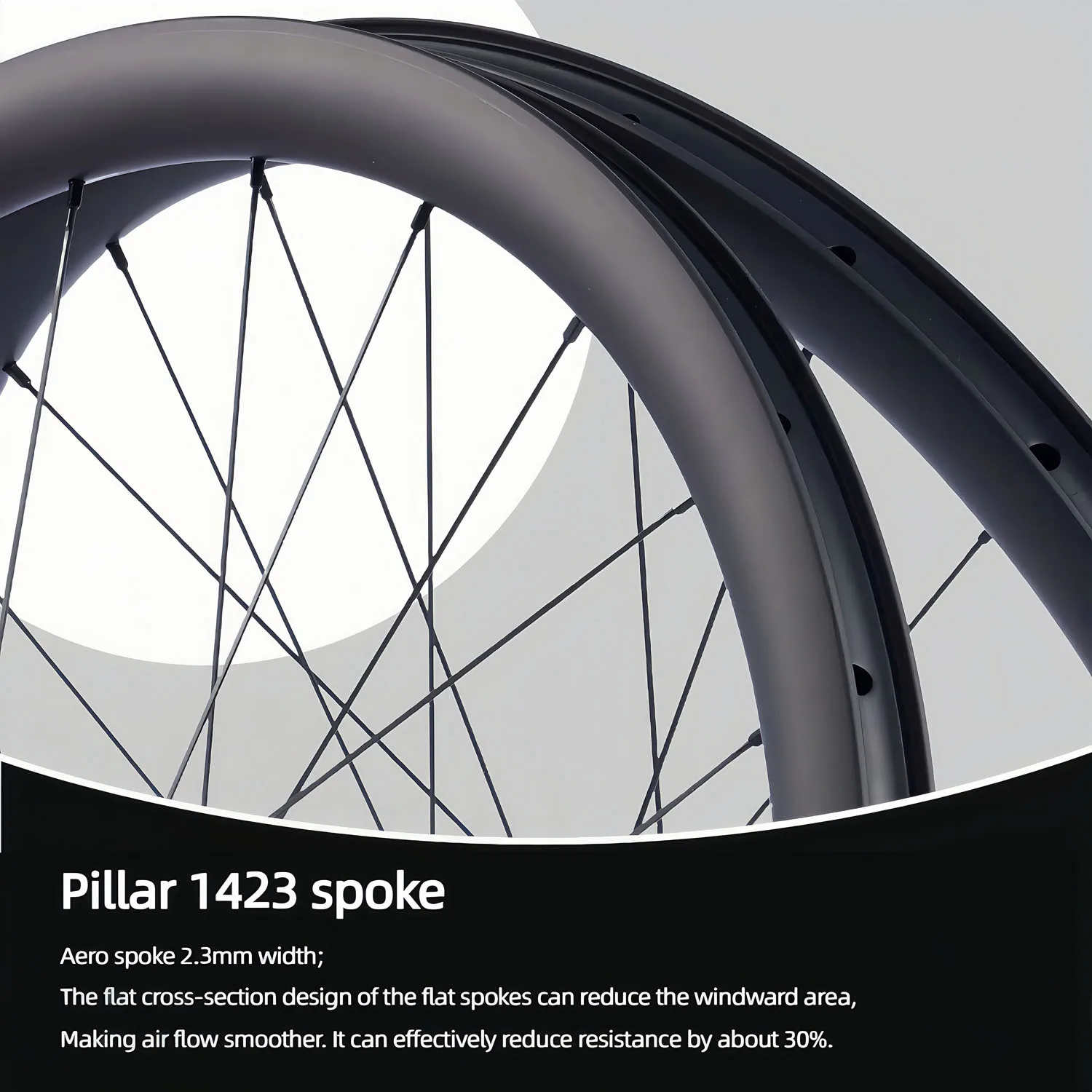 عجلات كربون للدراجة على الطريق CSC 700C UD تشطيب غير لامع مع سطح فرامل 3K مجموعة عجلات دراجة السباق بعرض 28 مم محور مستقيم #4