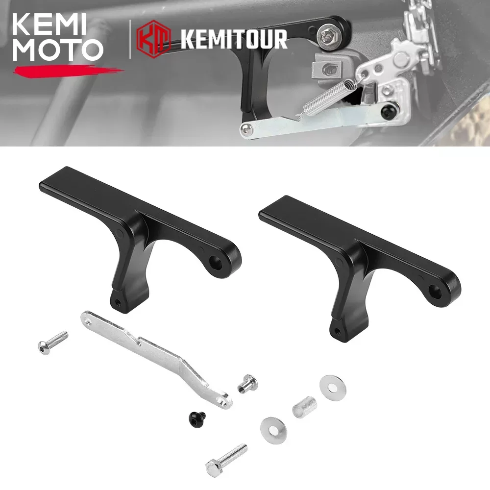 

KEMIMOTO UTV CNC Aluminum Door Handle Latches Opener for Can am Maverick X3 Max R RR 4x4 XRC XDS XMR DS RS Turbo DPS 2017-2024