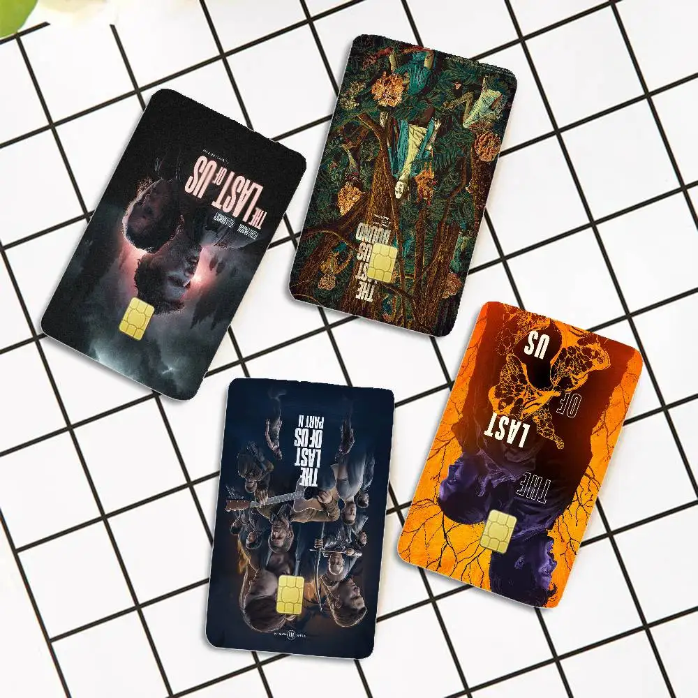 

Game TV Show The Last Of Us Anime Young Creidt Card Debit Card Sticker Film Case Front Tape For Small Big Chip No Chip