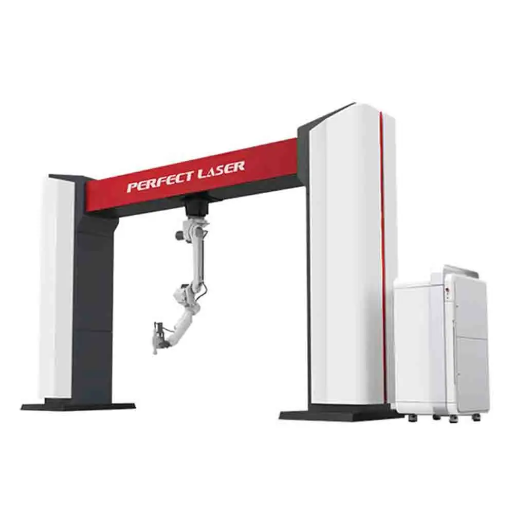 Perfecte Laser 2000W Raycus Cnc Metaalplaat Lazer Cutter 3d Gantry Type Fiber Lasersnijmachine
