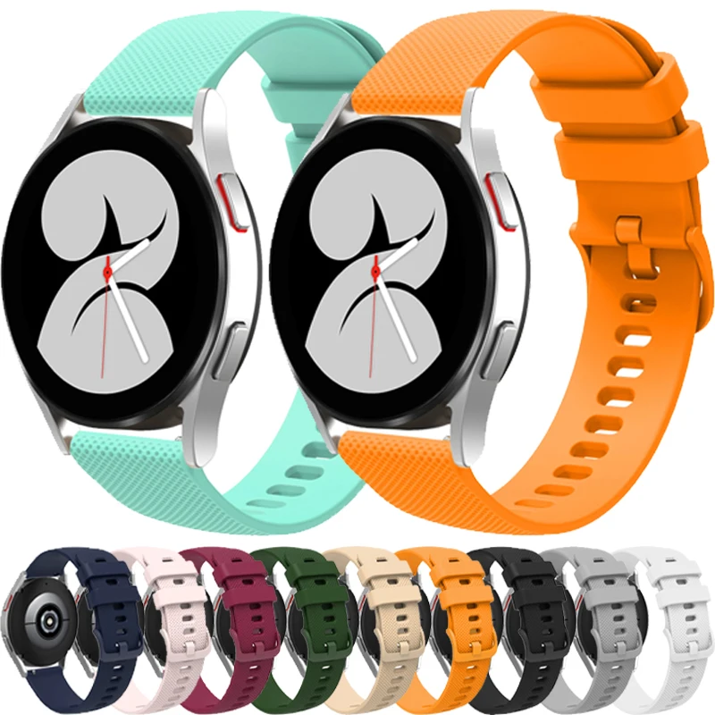 20mm 22mm Silikonarmband für Samsung Galaxy Watch 7 6 5 4 Sport Komfortables Weiches Armband für Huawei Watch 5 4 3 GT6-5-4-3 Gürtel
