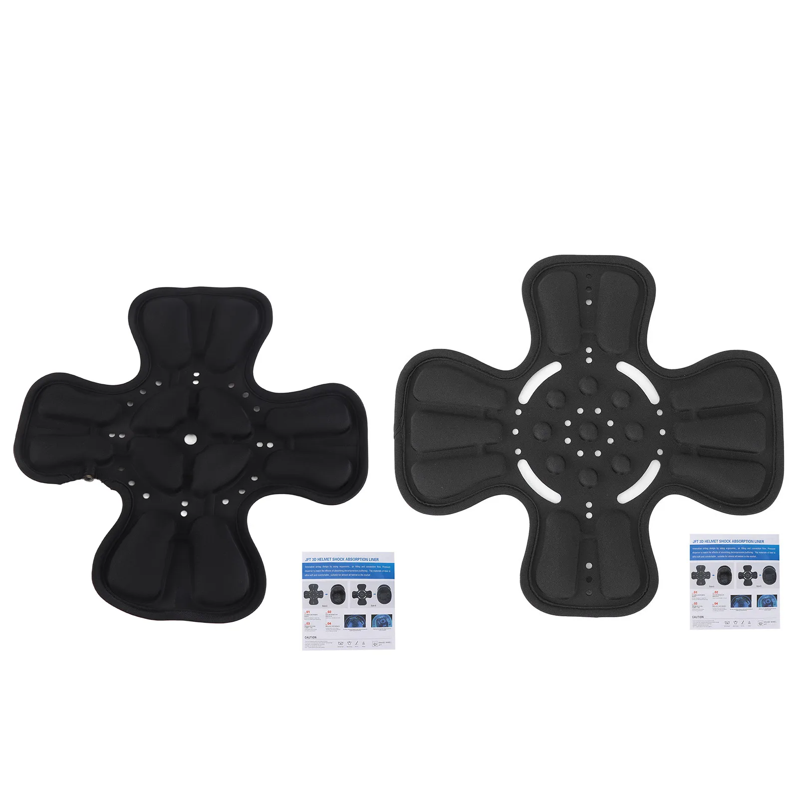 

Universal Helmet Padding Set 360° Head Protection 3D Air Pocket Shock Absorption Riding Accessory