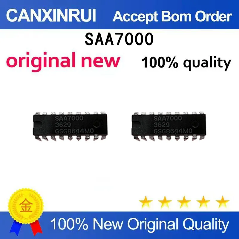 (5pcs-100pcs）Brand new original SAA7000 DIP18 integrated circuit chip IC in stock