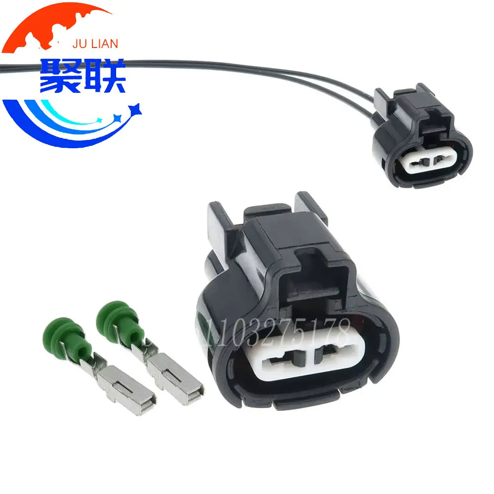 1Set 2Pin 90980-11163 7283-1224-10 7283-1224-30 Waterproof Automotive Connector Car Socket for Japanese IAT MAT Applications