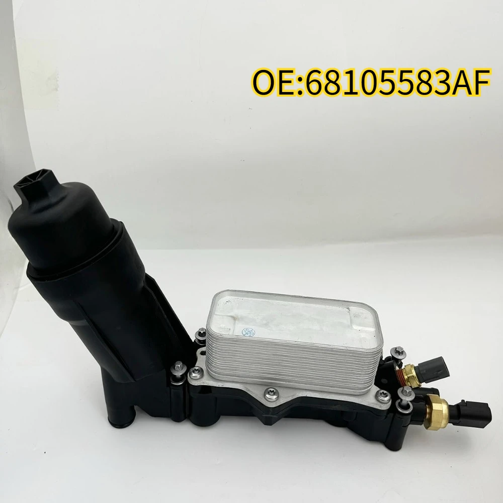 

High quality New For 68105583AF Aluminum Engine Oil Cooler Filter Housing Adapte