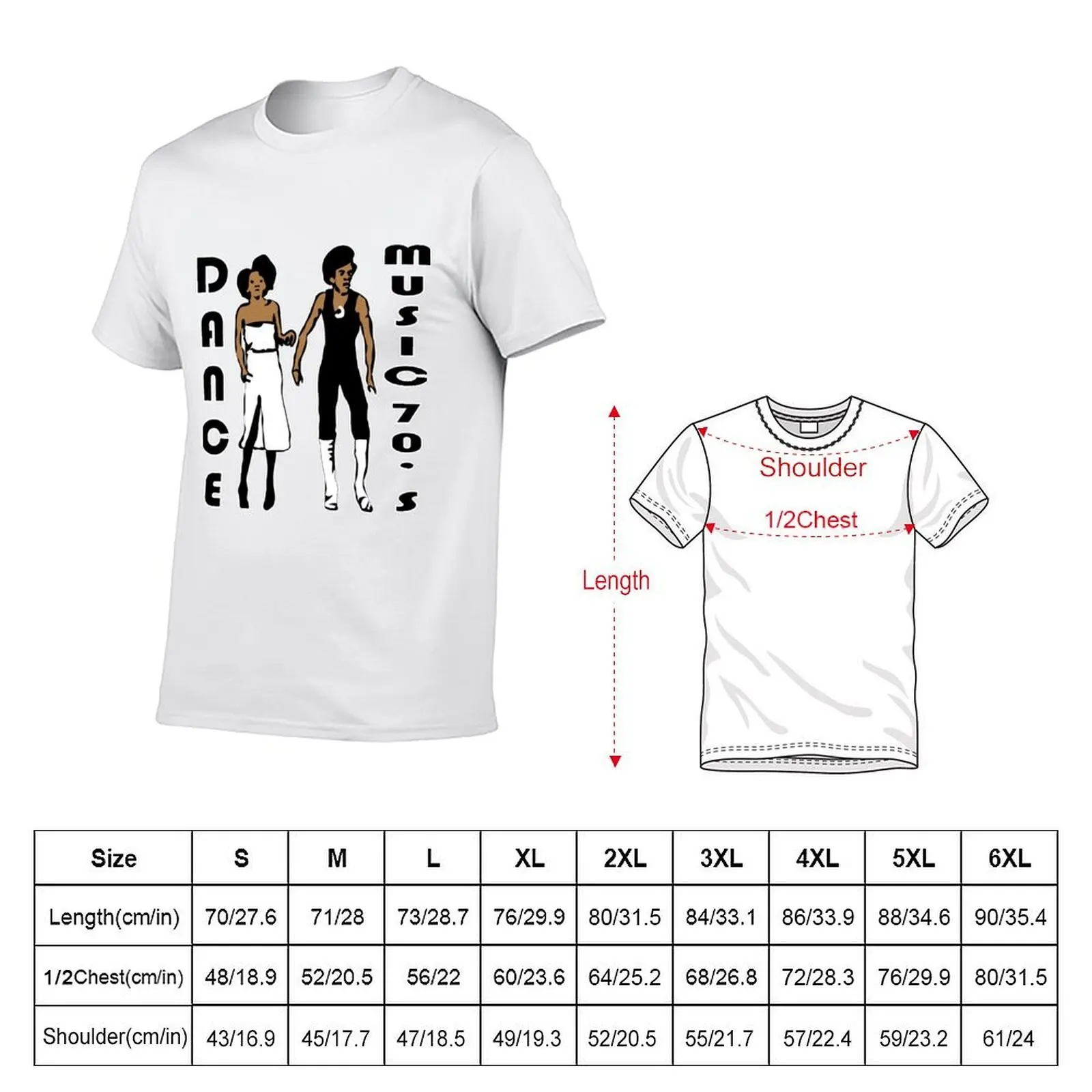 Disco 70's T-Shirt anime shirt tops men t shirt