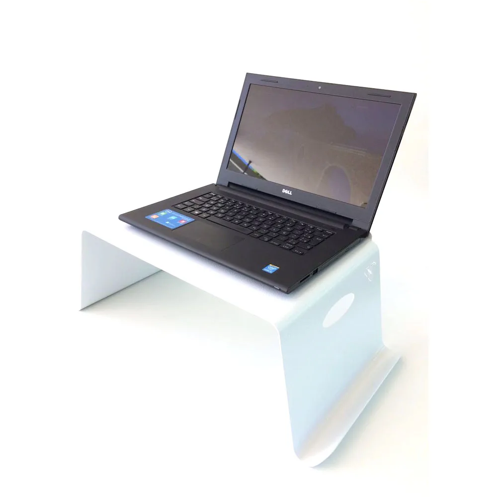 Holder Holder Notebook/PC-Coffee Bed/Sofa-Aluminum White