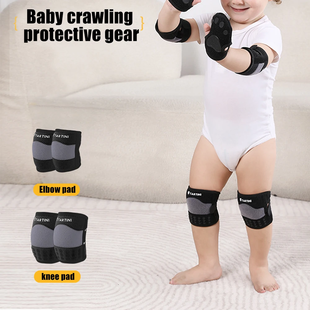 แผ่นรองข้อศอกและเข่าสำหรับเด็ก - Baby Knee Pad Crawling บทวิจารณ์และราคา