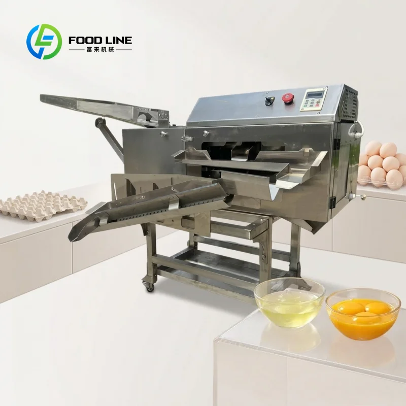 Customized Small Automatic Egg Separator Machine New Liquid Egg White Yolk Breaking Processing Device