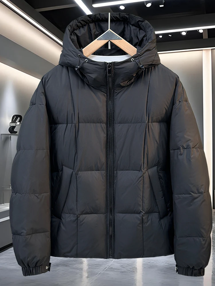 

Extra Large High-End Puffer Jaet Men's Lightweight Warm Cold-resistant Fat Du down Thi Outerwear Waterproof Fabric
