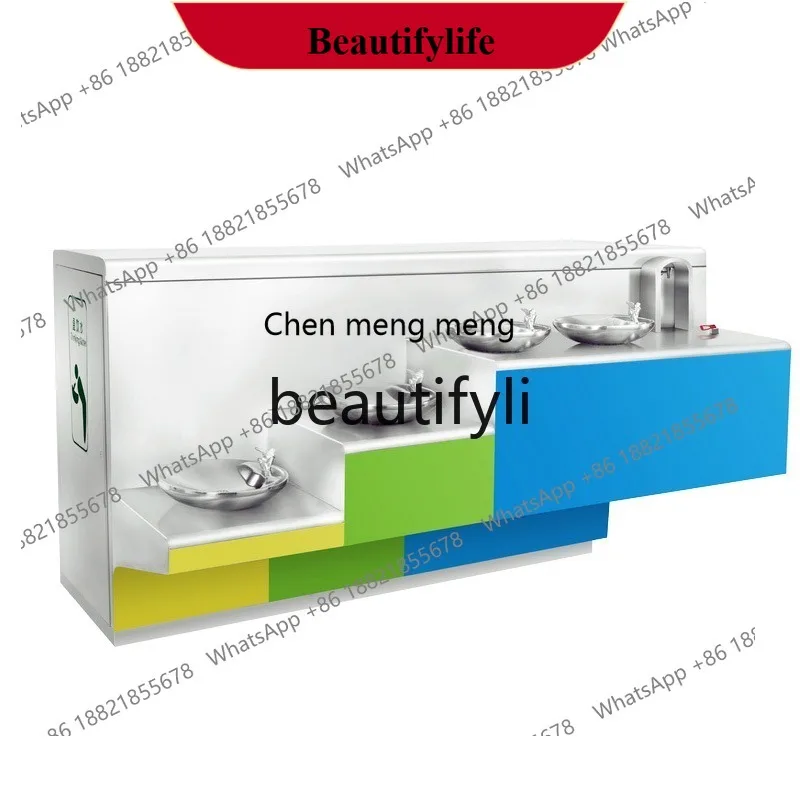 AB02 Outdoor Drinking Water Station Press Nozzle Drinking Fountain Park Community Direct Drinking Machine Stainless Steel