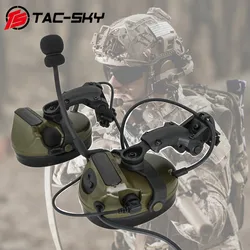 TS TAC-SKY DulHelmet Adaptateur de coque de rail COMTA III DulElectronic Shooting Earmuffs Walperforated Talkie Médiateur set