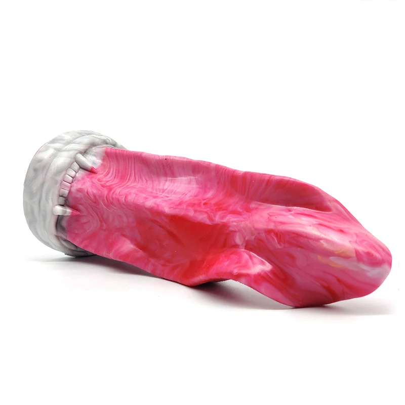 YOCY Lifelike Tongue Anal Plug Silicone Buttplug for Woman Man Anal Toys with Powerful Suction Cup Sex Toys for Lesbian Gay