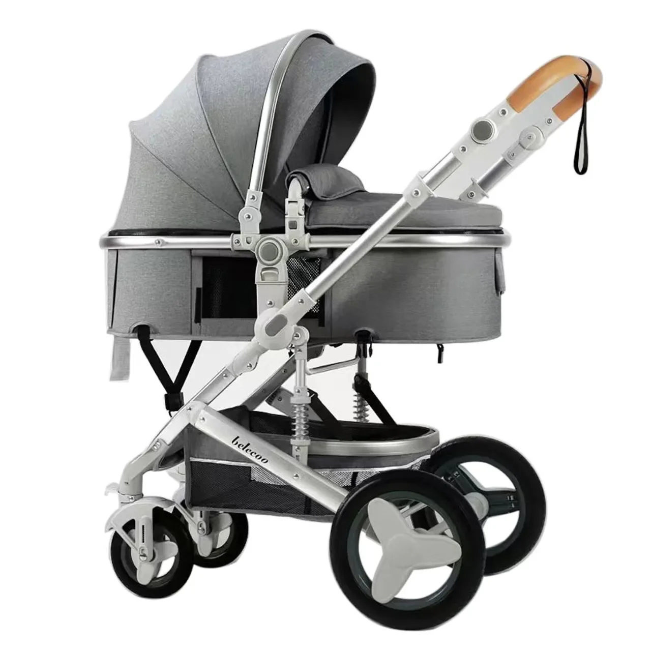 Belecoo 5 - Lite 3-in-1 Pram - Cream